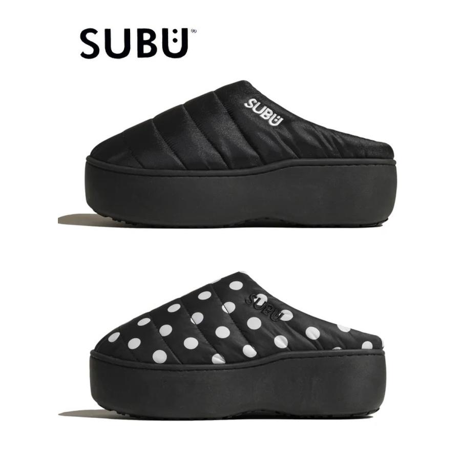 爆買 / SUBU スブ Platform プラットフォーム サンダル 厚底 冬サンダル スリッポン 中綿 防寒 暖かい 室内履き アウトドア キャンプ | SUBU