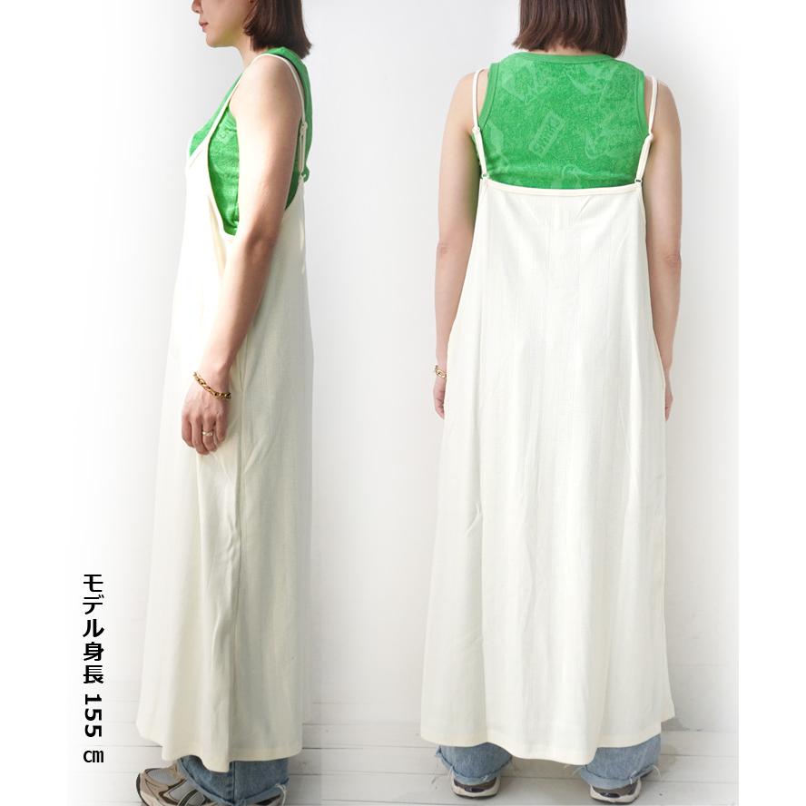 ワンピース レディース 春夏 CHUMS チャムス リブキャミソールワンピース CH18-1378 ロングワンピース ゆったり 体型カバー レイヤード / 返品・交換不可 | CHUMS | 04
