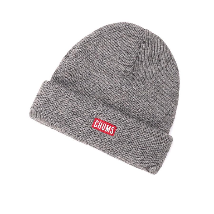 CHUMS チャムス CHUMS Logo Short Knit Cap チャムスロゴショートニットキャップ CH05-1402 ニット帽 ビーニー ショート丈 浅め アクリル 帽子 | CHUMS | 05