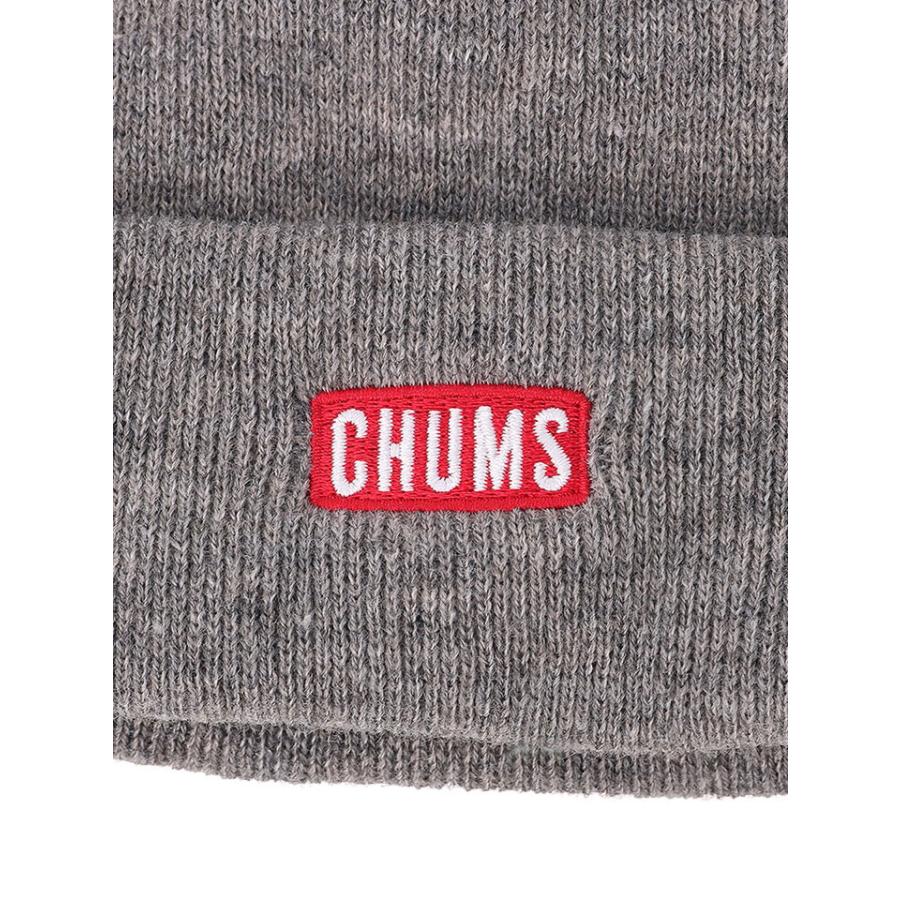 CHUMS チャムス CHUMS Logo Short Knit Cap チャムスロゴショートニットキャップ CH05-1402 ニット帽 ビーニー ショート丈 浅め アクリル 帽子 | CHUMS | 07