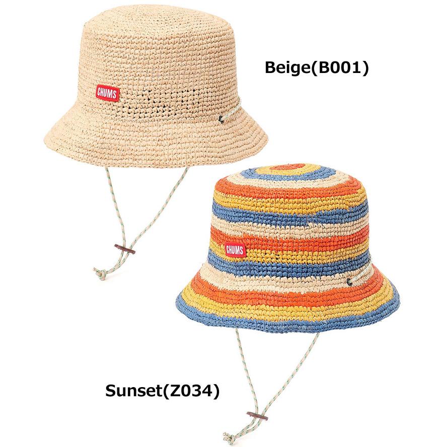 CHUMS チャムス Raffia Hat チャムスラフィアハット CH05-1420 CHUMS チャムス Raffia Hat チャムスラフィアハット CH05-1420