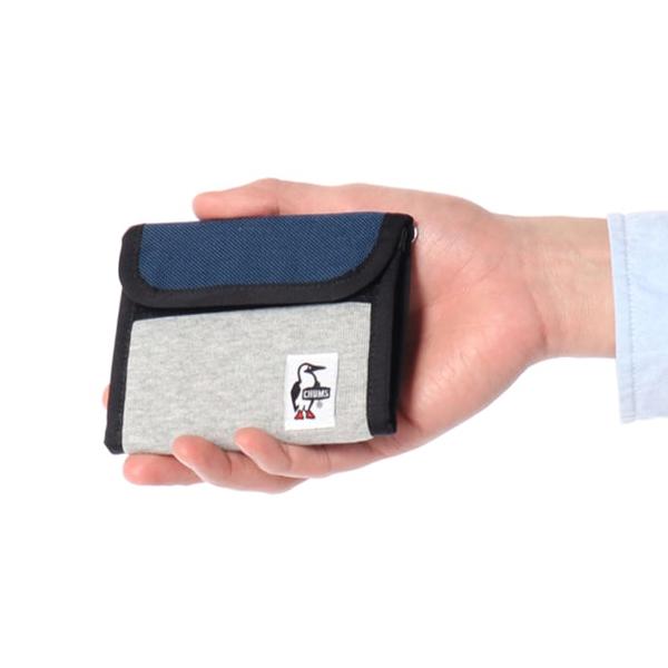 チャムス 財布 二つ折り CHUMS トリフォルドウォレット Trifold Wallet Sweat Nylon CH60-2688 レディース キャンプ アウトドアブランド | CHUMS | 06