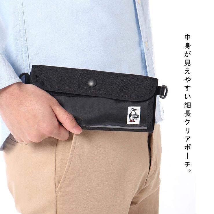 アウトドアブランド ポーチ チャムス CHUMS リサイクルチャムスクリアケースS CH60-3292 化粧ポーチ 小物入れ 筆箱 化粧ポーチ売り切れ | CHUMS | 08