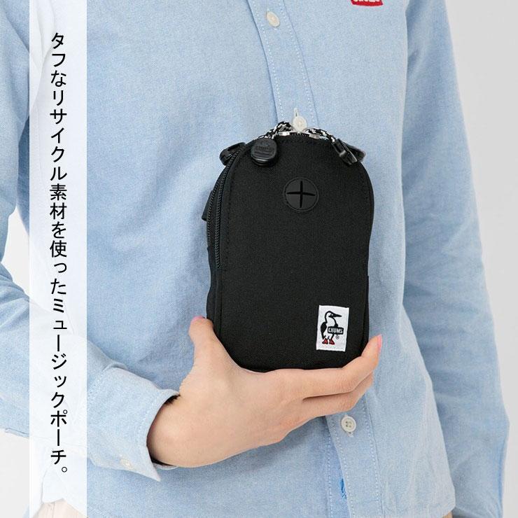 CHUMS チャムス リサイクルポータブルミュージックポーチ ポーチ Recycle Portable Music Pouch CH60-3562 カラビナ　ケース　スマホ　バッグ | CHUMS | 07