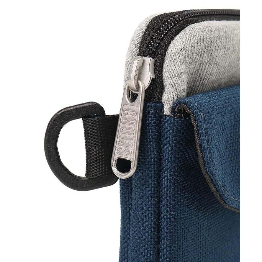 CHUMS チャムス Pocket Size Wallet Sweat Nylon ポケットサイズウォレットスウェットナイロン CH60-3816 Orange/Lt.Brown | CHUMS | 05