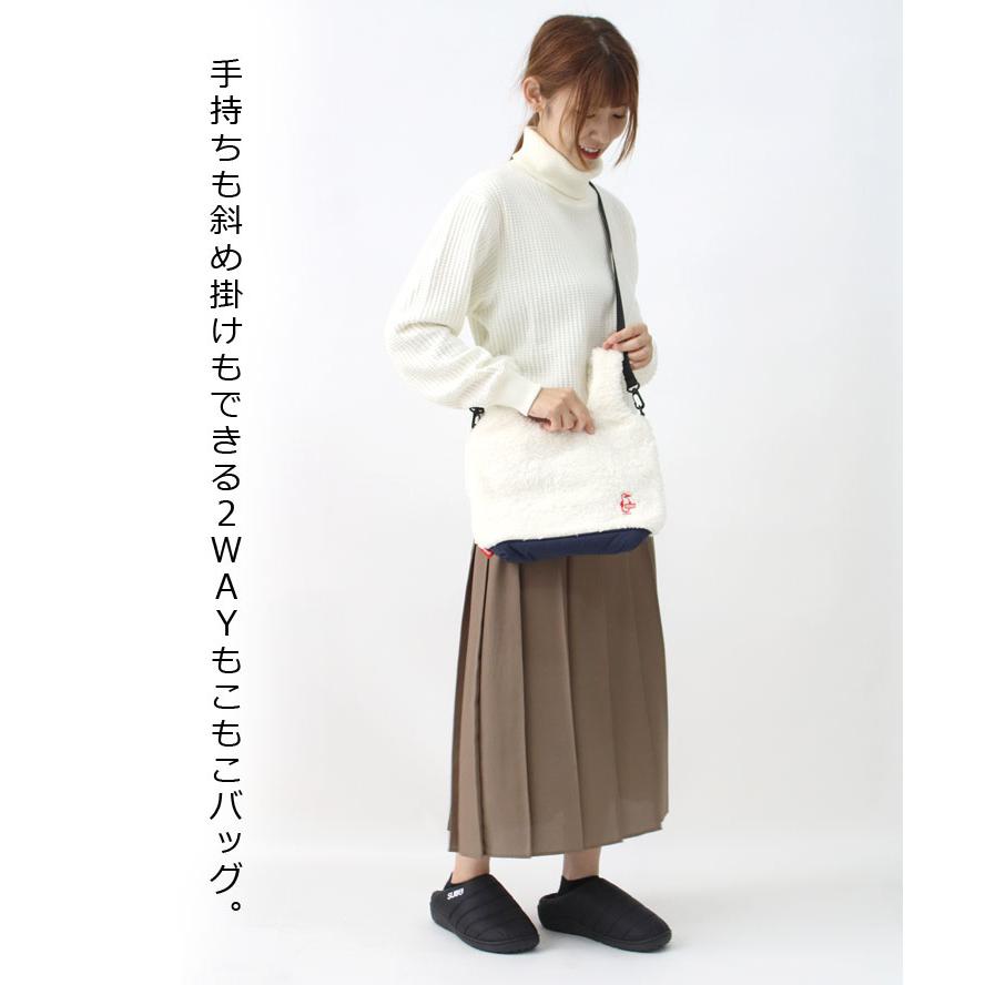 CHUMS Elmo Fleece Mini Shoulder Tote Bag チャムス エルモフリースミニショルダートートバッグ CH60-3831 | CHUMS | 03