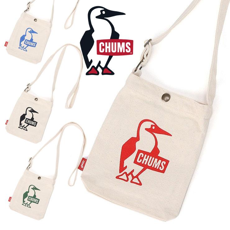 CHUMS Booby Canvas Mini Shoulder チャムス ブービー キャンバス ミニ ショルダー CH60-3858 斜め掛け ポーチ メンズ レディース 軽い | CHUMS