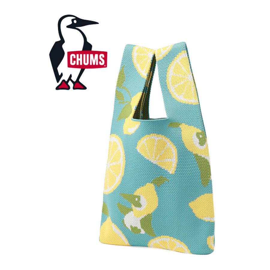 CHUMS Jacquard Knit Mini Tote Bag チャムス ジャカードニットミニトートバッグ CH60-3934 トートバッグ CHUMS-Lemon(Z353) | CHUMS