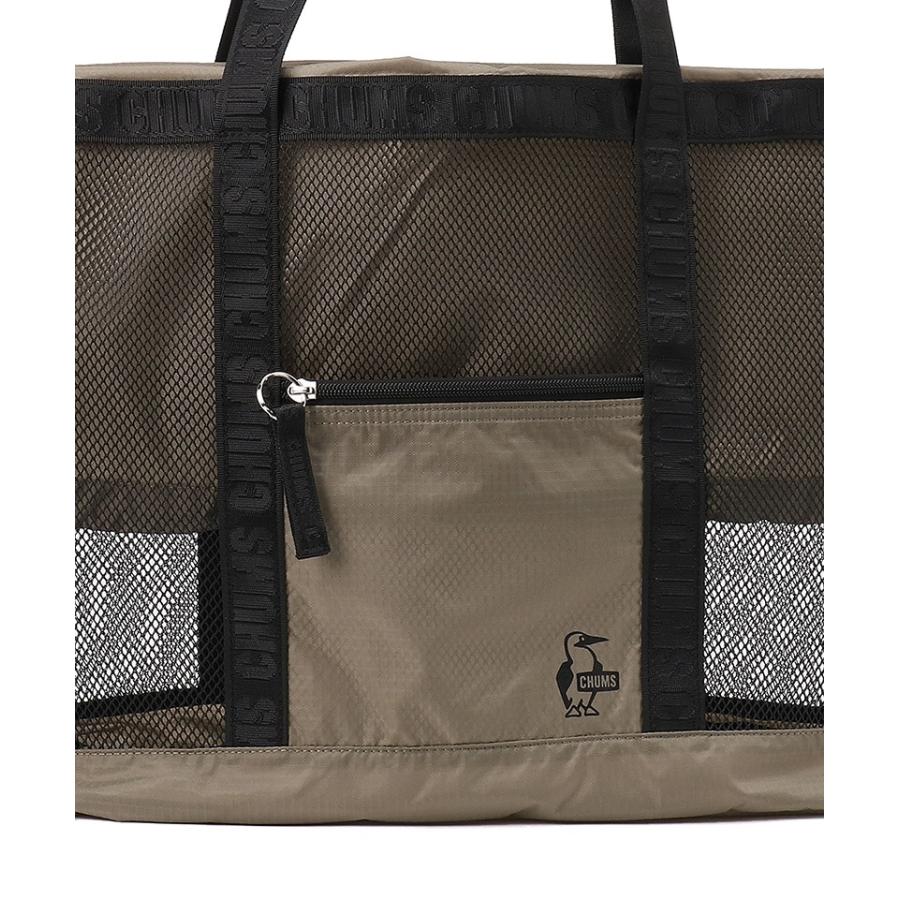 CHUMS チャムス トートバッグ メンズ レディース Mesh Tote Bag メッシュトートバッグ CH60-4087 春夏 バッグ 軽量 通気性 大容量 アウトドア | CHUMS | 05