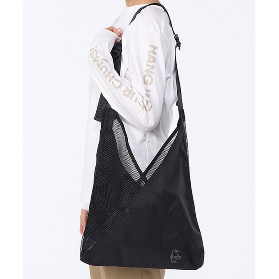 CHUMS チャムス ショルダーバッグ メンズ レディース Mesh Triangle Shoulder Tote Bag メッシュトライアングルショルダートートバッグ CH60-4088 軽量 2WAY | CHUMS | 02