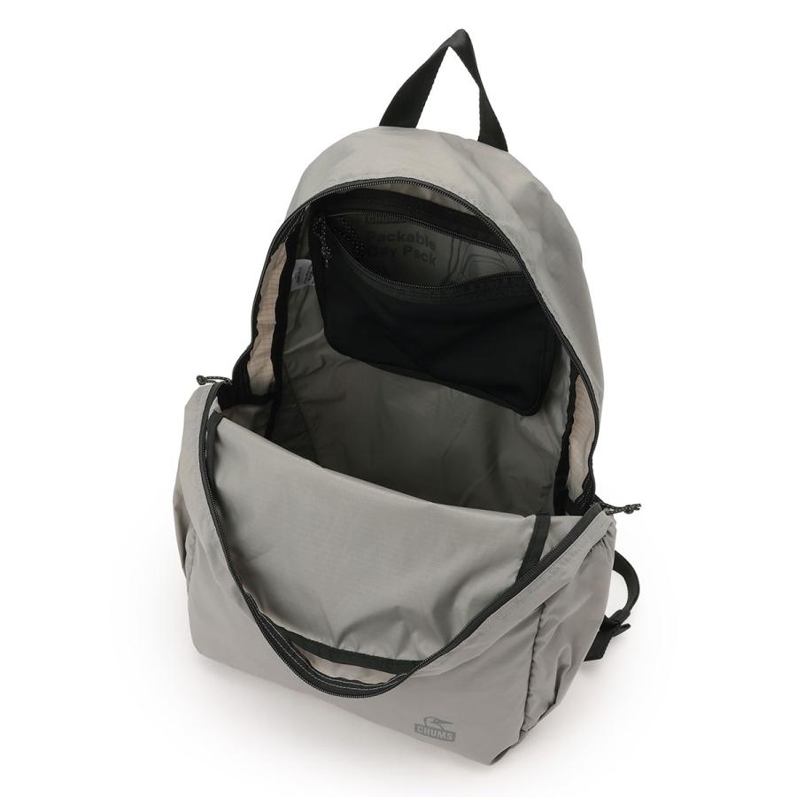 CHUMS チャムス Packable Day Pack パッカブルデイパック CH60-4133 リュック バックパック 17L 軽量 折りたたみ パッカブル A4 通勤 通学 旅行 アウトドア | CHUMS | 04