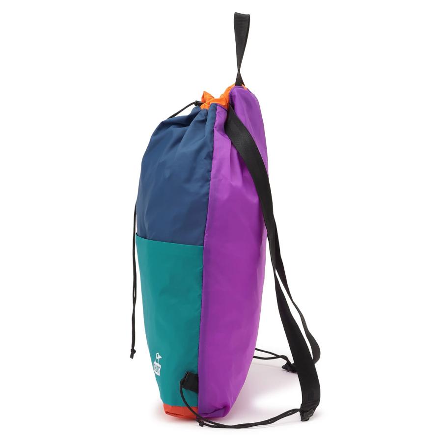 CHUMS チャムス Packable Knapsack パッカブルナップサック CH60-4217 ナップサック リュック 軽量 パッカブル 折りたたみ 10L サブバッグ アウトドア 旅行 | CHUMS | 05