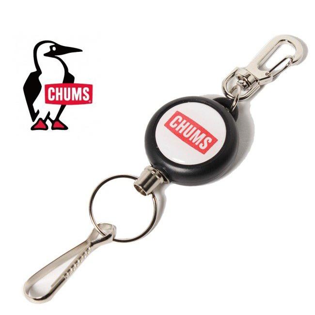 CHUMS チャムス キーホルダー CHUMS Retractor+ リトラクター CH61-1108 アウトドア キャンプ レジャー アウトドアグッズ キーホルダー カラビナ | CHUMS