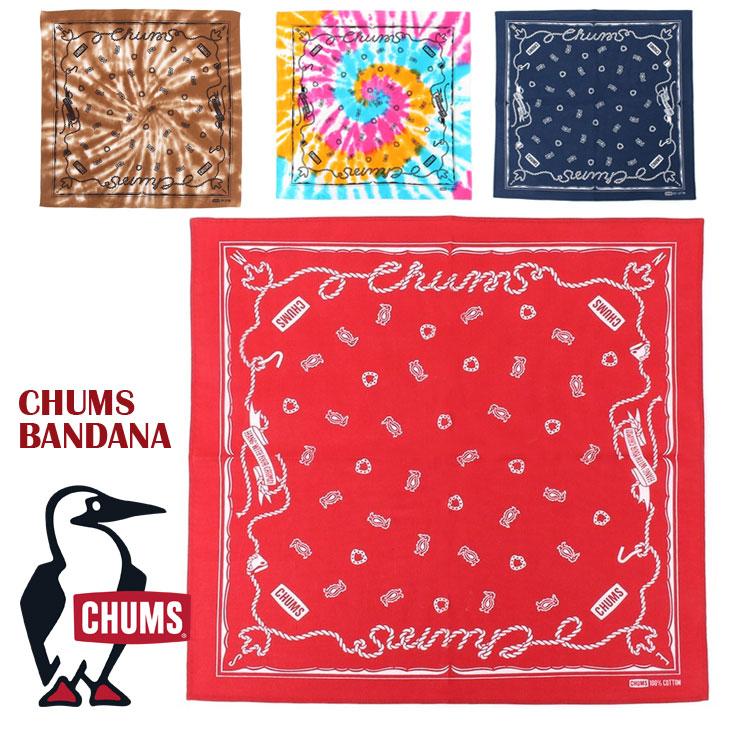 爆買 CHUMS チャムス CHUMS Bandana チャムスバンダナ CH62-1868 雑貨 小物 ハンカチ プレゼント アウトドア キャンプ ギフト | CHUMS