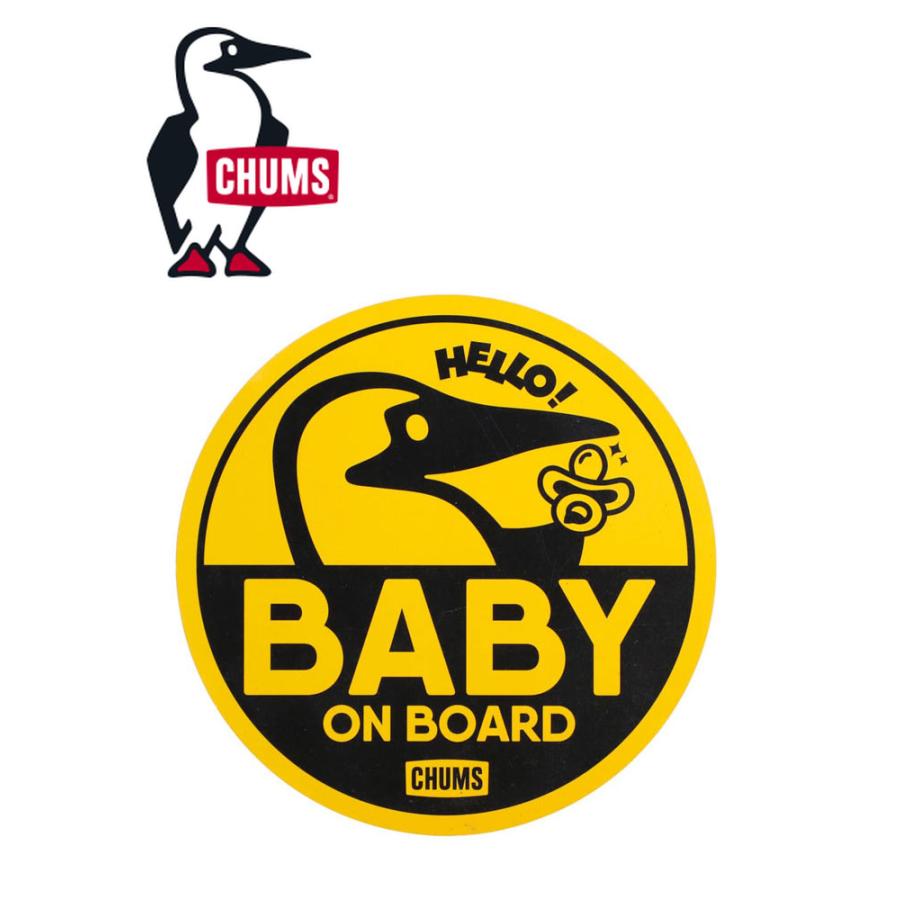 CHUMS チャムス Baby On Board Magnet ベビーオンボードマグネット ステッカー ワッペン　CH62-2139 | CHUMS