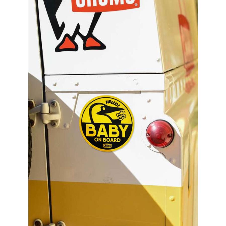 CHUMS チャムス Baby On Board Magnet ベビーオンボードマグネット ステッカー ワッペン　CH62-2139 | CHUMS | 03