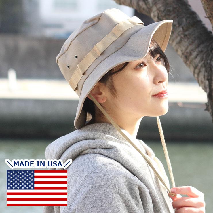 アメリカ製 バケットハット 帽子 US MADE BOONIE HAT メイド