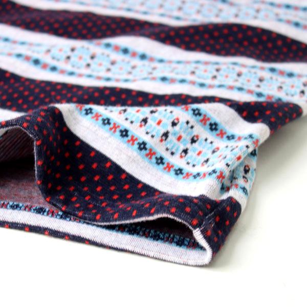 爆買 WASH'N'MADE ウォッシュンメイド ジャガード タンクトップ ネイビー Lサイズ | WASH'N' MADE | 04