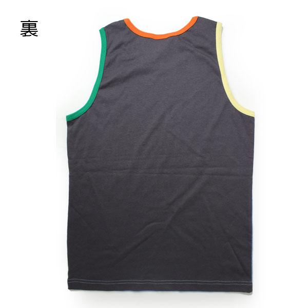 WALLA WALLA SPORT ワラワラスポーツ パネル リブ タンクトップ サックス/グリーン/イエロー Ｓサイズ | WALLA WALLA SPORT | 03