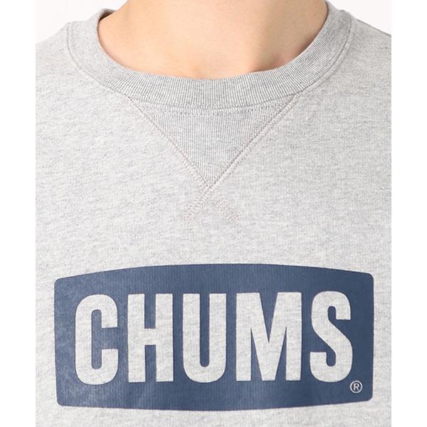 CHUMS チャムス CHUMS Logo Crew Top チャムスロゴクルートップ CH00-1416 USAコットン 裏起毛スウェット ロゴをプリント | CHUMS | 05