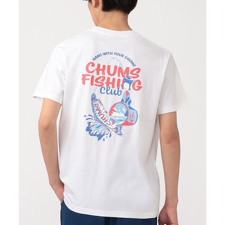 Tシャツ メンズ 春夏 CHUMS チャムス フィッシングクラブTシャツ CH01-2753 半袖 プリントTシャツ コットン アウトドア | CHUMS | 05