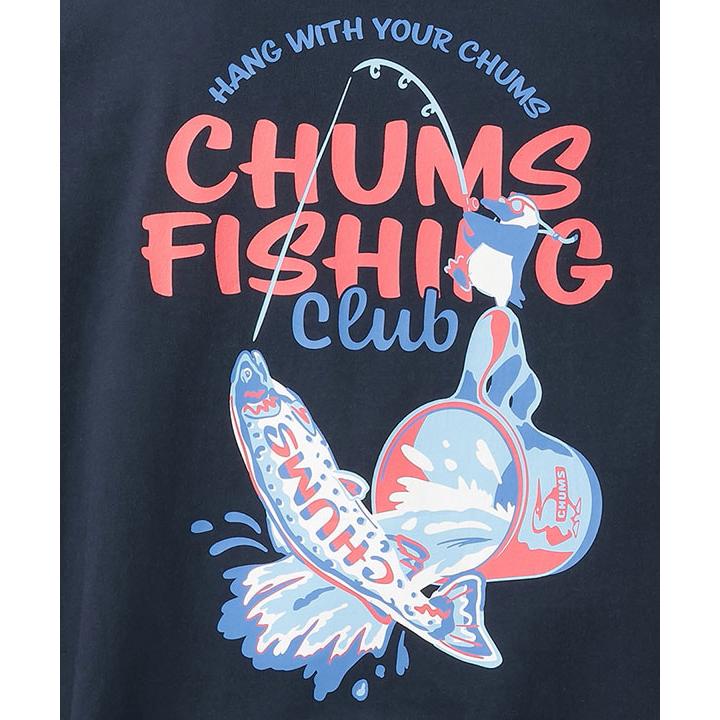 Tシャツ メンズ 春夏 CHUMS チャムス フィッシングクラブTシャツ CH01-2753 半袖 プリントTシャツ コットン アウトドア | CHUMS | 08
