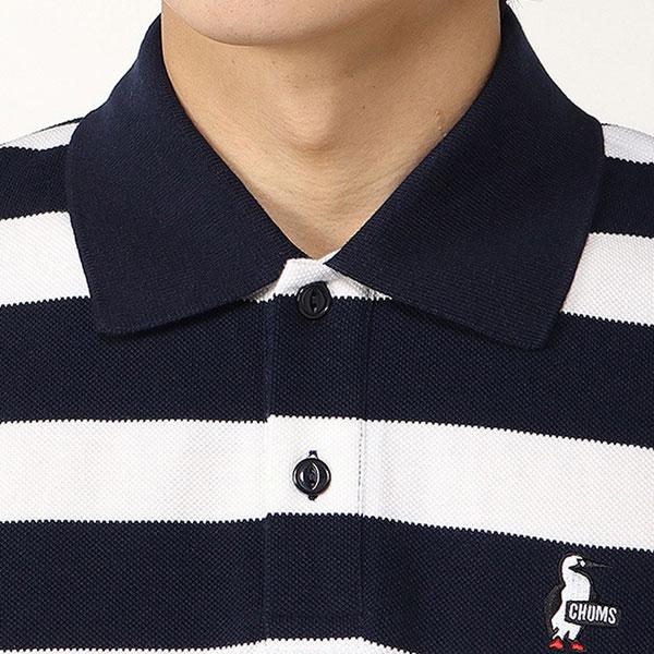 チャムス tシャツ メンズ 大きいサイズ CHUMS ブービーボーダー ポロシャツ CH02-1192 ポロシャツ トップス キャンプ UV ケア 半袖 | CHUMS | 04