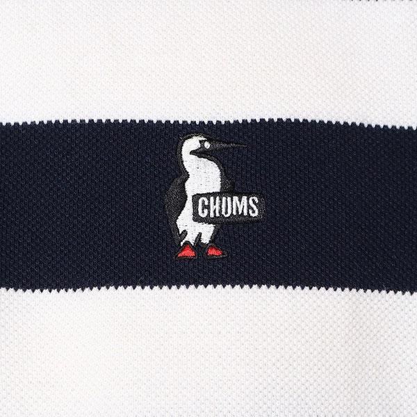 チャムス tシャツ メンズ 大きいサイズ CHUMS ブービーボーダー ポロシャツ CH02-1192 ポロシャツ トップス キャンプ UV ケア 半袖 | CHUMS | 05