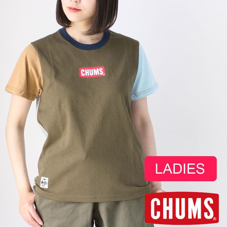 CHUMS チャムス Tシャツ レディース CHUMS CH01-1837 キャンプ 服装 Mini CHUMS Logo T-Shirt | CHUMS