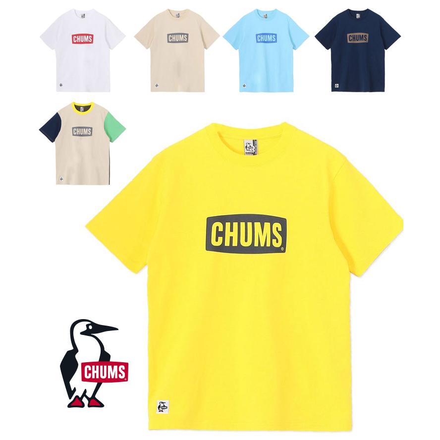 Tシャツ レディース 春夏 CHUMS チャムスロゴTシャツ CH01-2735 CH11-2735 半袖 コットン カットソー | CHUMS