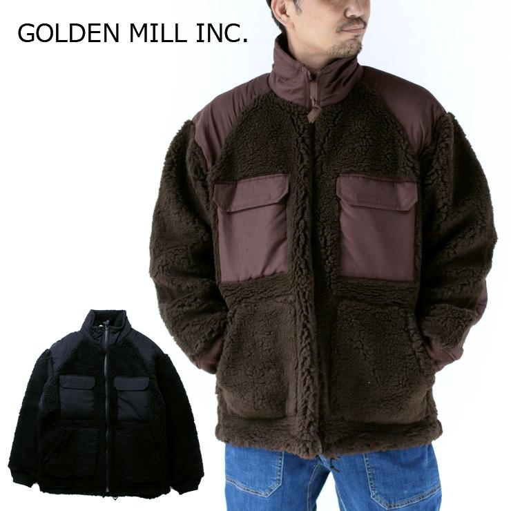 GOLDEN MILLS INC. ゴールデンミルズ SB BEAR JACKET エスビー ベアー ジャケット 232GM-J1053 ボアフリースジャケット / 返品・交換不可 | GOLDEN MILLS INC.