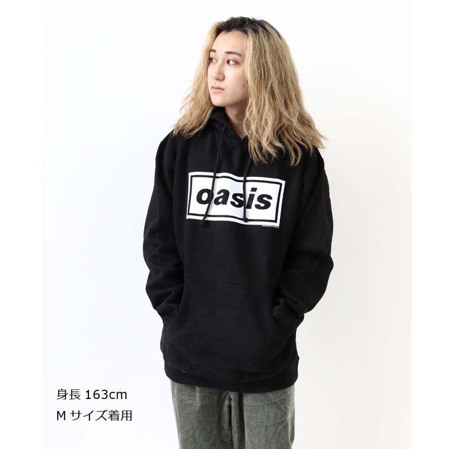 oasis オアシス プルオーバーフーディ デッカロゴ パーカー メンズ レディース Mサイズ Lサイズ ロック フード スウェット パーカ 秋 冬 秋冬 | protocol | 02