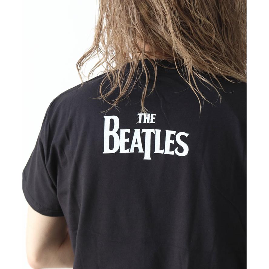 バンド Tシャツ ロック ビートルズ let it be Tシャツ グッズ メンズ レディース 半袖 トップス バンド ブラック | protocol | 03