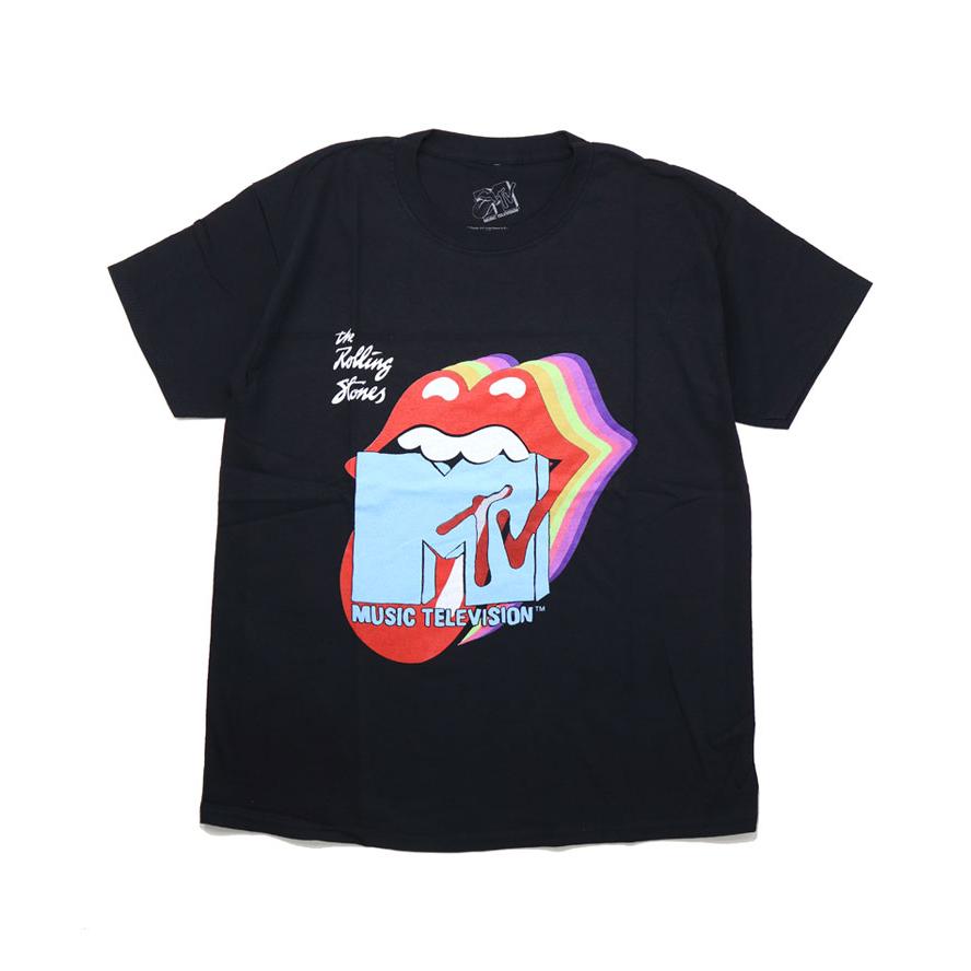 ローリングストーンズ グッズ Tシャツ メンズ バンドTシャツ ロック MTV The Rolling Stones | protocol