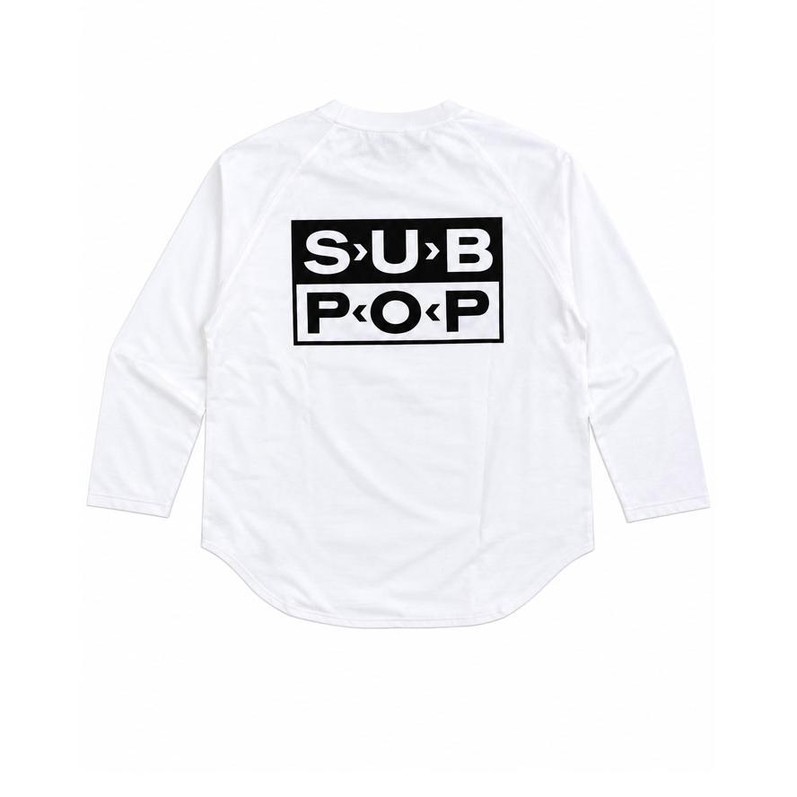 SUB POP サブポップ 3/4 B.B.T LOSER 030063 メンズ レディース 7分袖 Tシャツ ベースボールTシャツ ラグランTシャツ プリントT アメカジ | SUB POP | 12