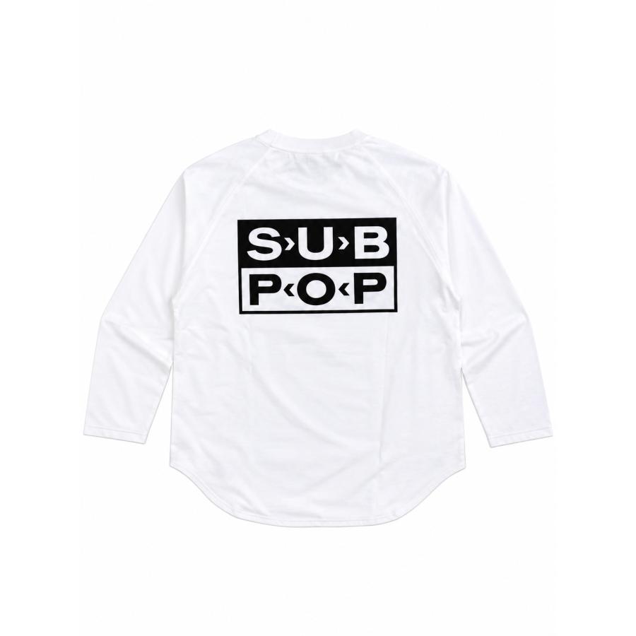 SUB POP サブポップ 3/4 B.B.T LOSER 030063 メンズ レディース 7分袖 Tシャツ ベースボールTシャツ ラグランTシャツ プリントT アメカジ | SUB POP | 13