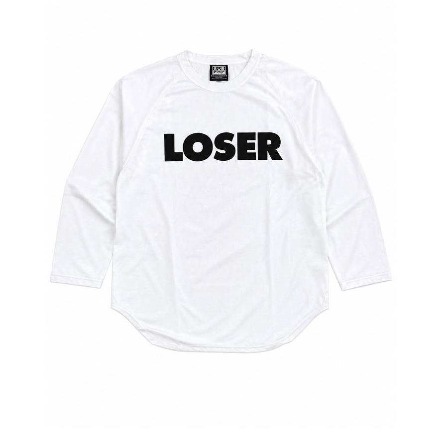 SUB POP サブポップ 3/4 B.B.T LOSER 030063 メンズ レディース 7分袖 Tシャツ ベースボールTシャツ ラグランTシャツ プリントT アメカジ | SUB POP | 10