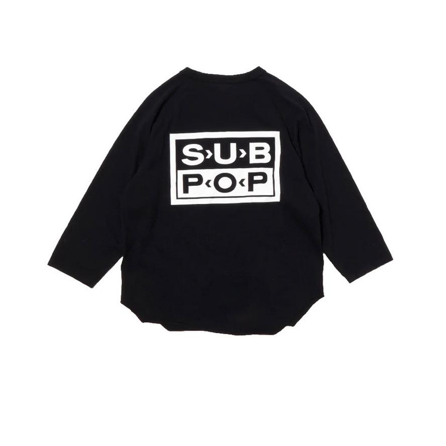 爆買 / SUB POP サブポップ 3/4 B.B.T NO COMMENT 030064 7分袖 Tシャツ ベースボールTシャツ ラグラン ロック バンド 音楽 春夏 | SUB POP | 07