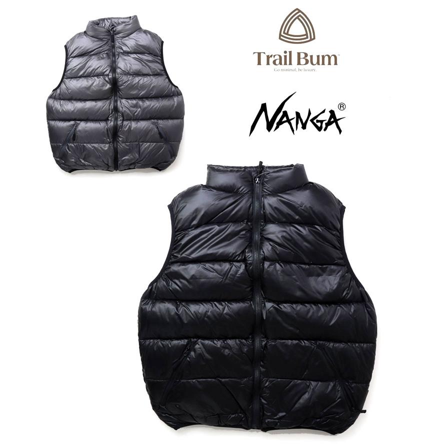 trail bum × NANGA トレイルバム × ナンガ コラボアイテム トースティ ダウンベスト 日本製 メンズ レディース ベスト 大きいサイズ  秋 冬 秋冬 #4002TEVY | TRAIL BUM