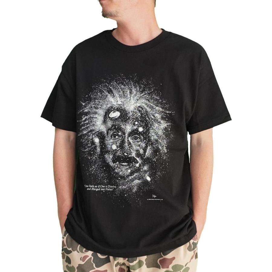 STARRY NIGHT プリントTシャツ Cotton Expressions メンズ レディース 星 夜空 天文学 アートT 半袖 040092 ブラック | protocol