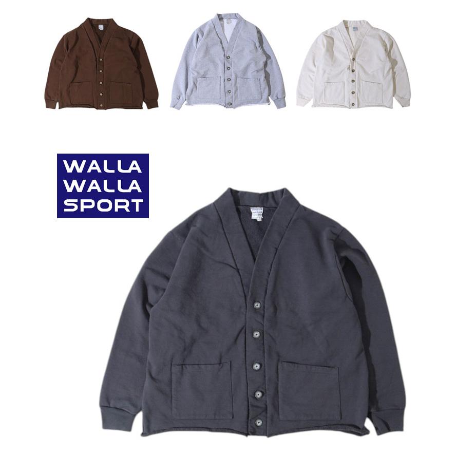 WALLA WALLA SPORT ワラワラスポーツ  13オンス カーディガン メンズ レディース ライトアウター スウェット Mサイズ Lサイズ 秋 冬 秋冬 | WALLA WALLA SPORT