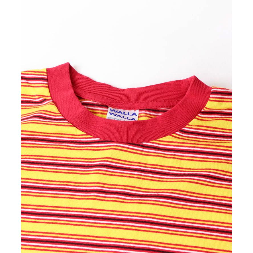 WALLA WALLA SPORT ワラワラスポーツ ロングスリーブストライプTee メンズ レディース 長袖 Tシャツ ロンTee 大きいサイズ Mサイズ Lサイズ 秋 冬 秋冬 | WALLA WALLA SPORT | 07