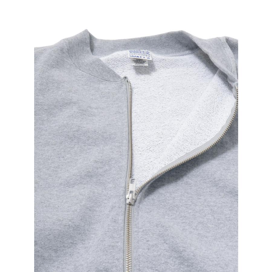 WALLA WALLA SPORT ワラワラスポーツ 13oz FULL ZIP CREW CARDIGAN フルジップクルーカーディガン WW030256 スウェット カーディガン 日本製 USAコットン | WALLA WALLA SPORT | 06