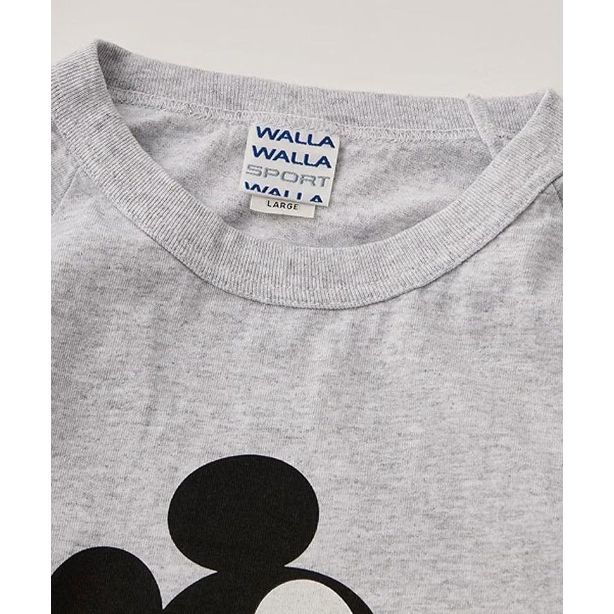 WALLA WALLA SPORT ワラワラスポーツ PRINTED B.B.TEE SOL ID MICKEY MOUSE WW030274 7分袖 ベースボールTシャツ ミッキーマウス USAコットン | WALLA WALLA SPORT | 04