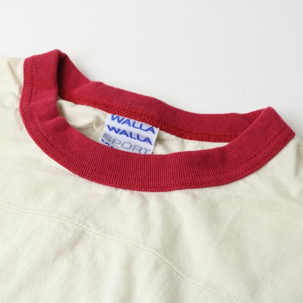 Tシャツ 無地 半袖 ワラワラスポーツ WALLA WALLA SPORT リンガー フットボール Tee | WALLA WALLA SPORT | 05