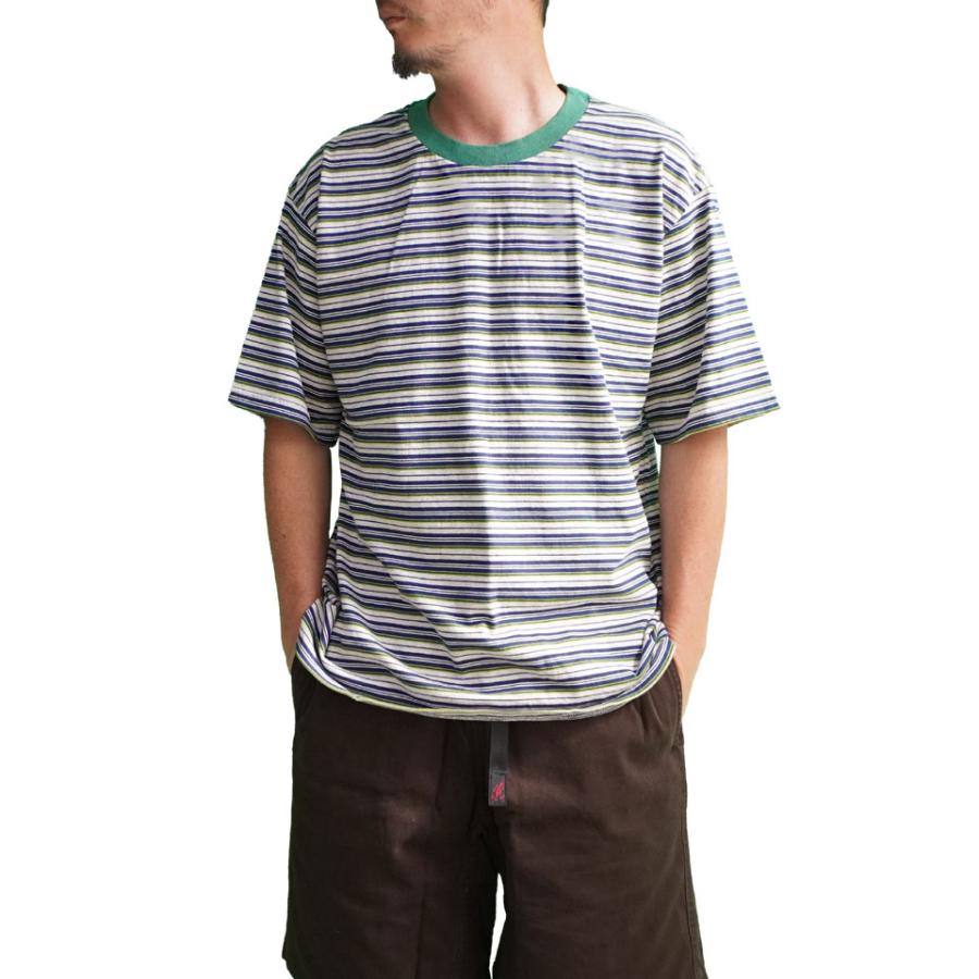 WALLA WALLA SPORT ワラワラスポーツ Tシャツ メンズ 半袖 S/S STRIPE TEE ショートスリーブ ストライプTシャツ 春夏 ボーダー カジュアル コットン | WALLA WALLA SPORT | 05