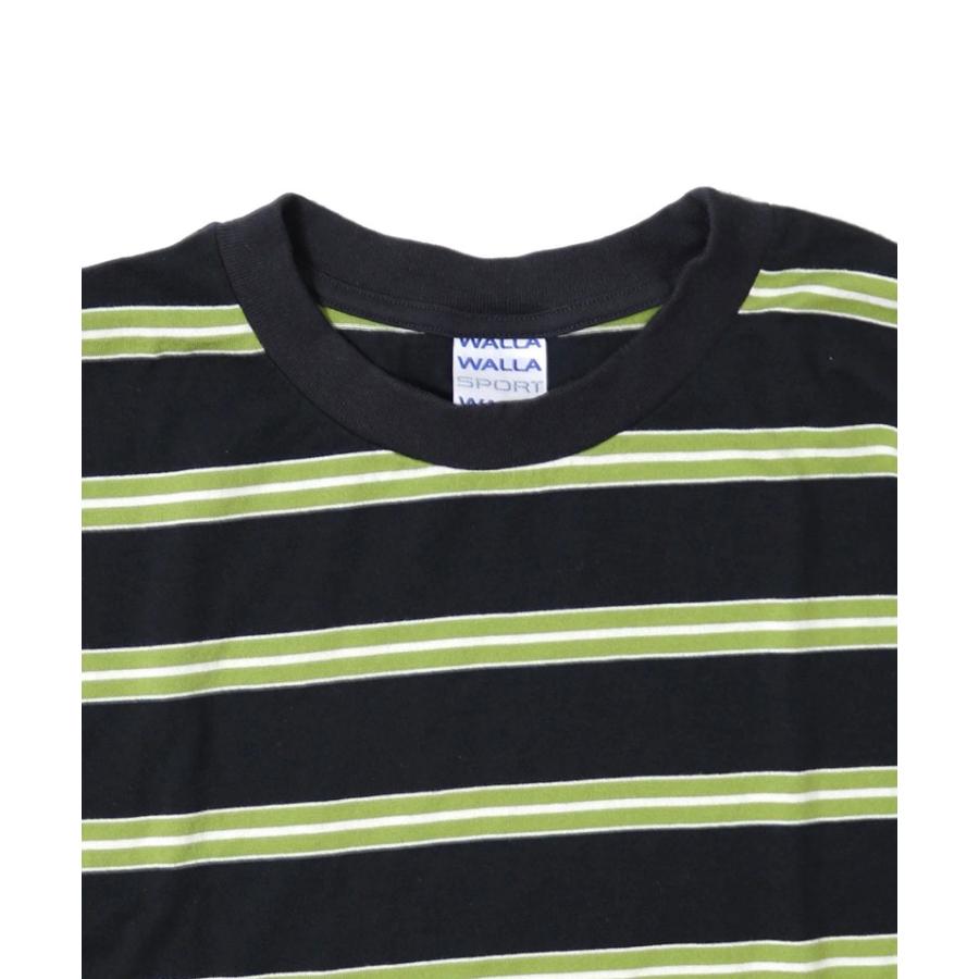 WALLA WALLA SPORT ワラワラスポーツ Tシャツ メンズ 半袖 S/S STRIPE TEE ショートスリーブ ストライプTシャツ 春夏 ボーダー カジュアル コットン | WALLA WALLA SPORT | 07