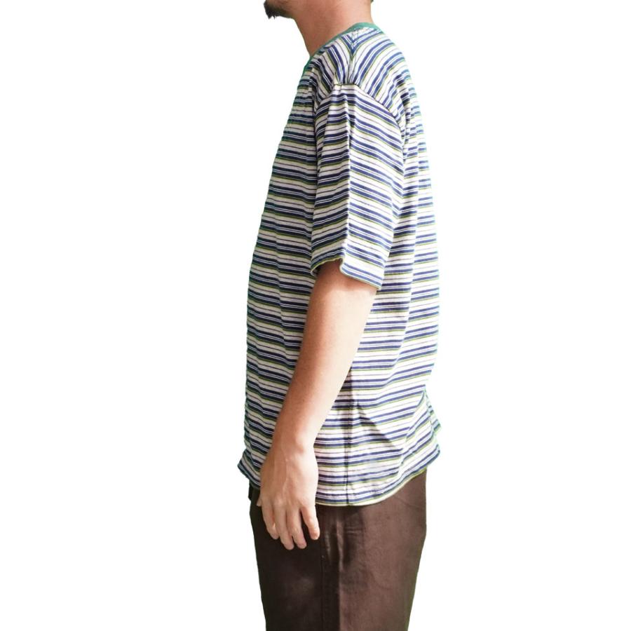 WALLA WALLA SPORT ワラワラスポーツ Tシャツ メンズ 半袖 S/S STRIPE TEE ショートスリーブ ストライプTシャツ 春夏 ボーダー カジュアル コットン | WALLA WALLA SPORT | 09