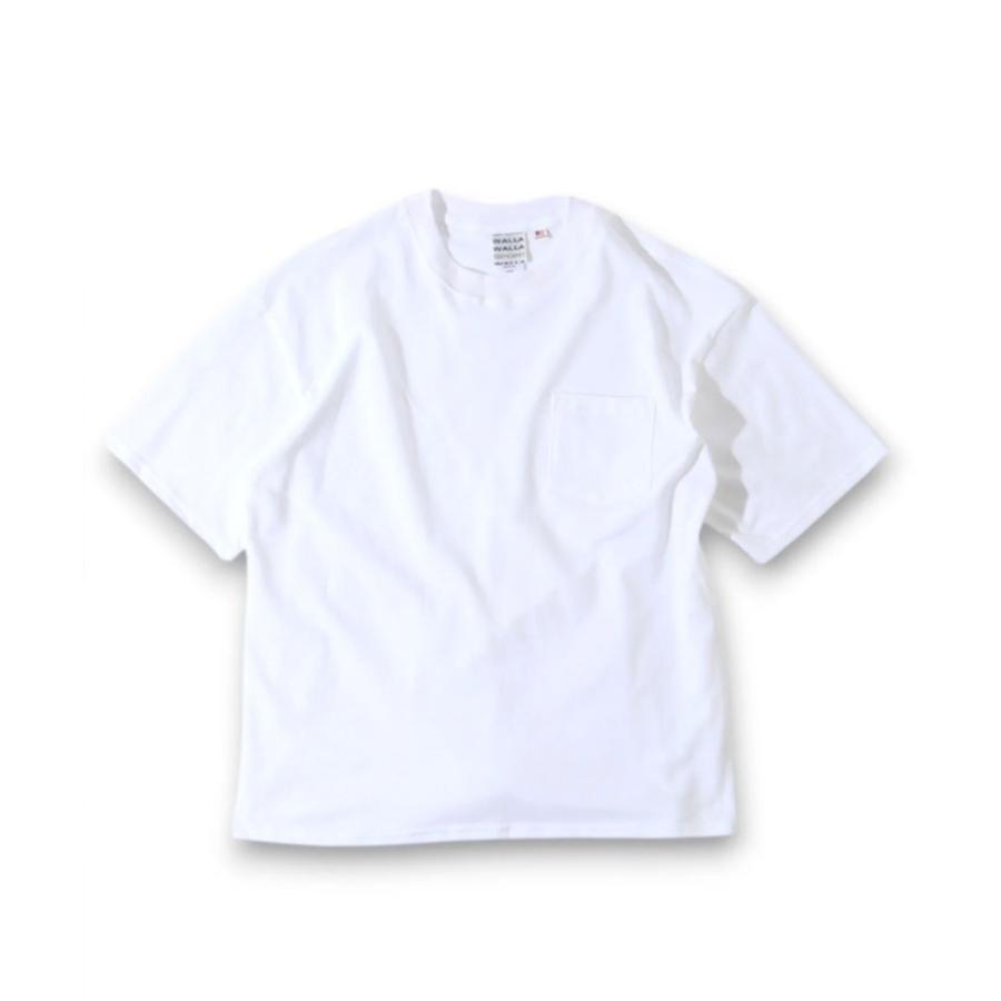 WALLA WALLA SPORT ワラワラスポーツ Tシャツ メンズ 半袖 U.S. MADE BIRDSEYE MESH POCKET TEE 春夏 USA製 メッシュ ポケットTシャツ 通気性 コットン | WALLA WALLA SPORT | 02