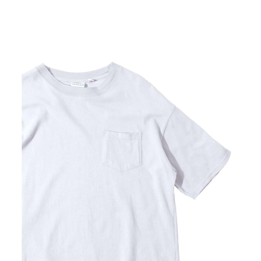 WALLA WALLA SPORT ワラワラスポーツ Tシャツ メンズ 半袖 U.S. MADE BIRDSEYE MESH POCKET TEE 春夏 USA製 メッシュ ポケットTシャツ 通気性 コットン | WALLA WALLA SPORT | 04
